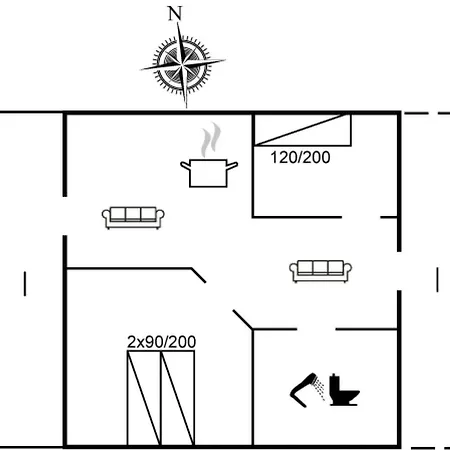 アパート Hinrich - 4-5km From The Sea By Interhome Åkirkeby